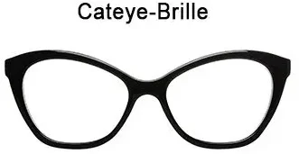 Abbildung einer Cateye-Brille