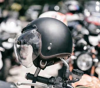 Jet Helmet Motorradhelme für Männer Mittel Günstige Halb