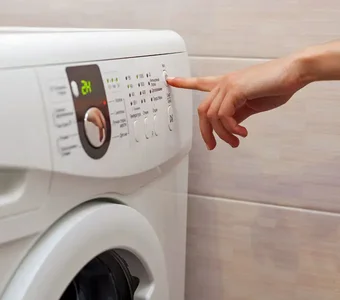 Einstellungen einer Waschmaschine