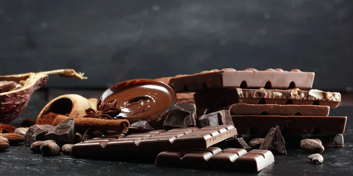 Diverse Schokoladensorten auf einen Blick