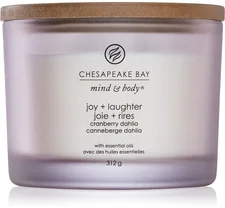 Chesapeake Bay Candle Joy & Laughter (Cranberry Dahlia) 312g