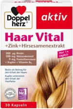 Doppelherz Haar Vital + Zink + Hirseextrakt Kapseln (30 Stk.)