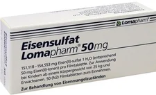 Lomapharm Eisensulfat 50 mg Filmtabl. (50 Stk.)