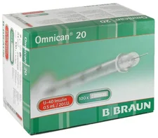 B. Braun Omnican 20 0,5 ml Ins.Spr.U-40 0,30 x 8 mm Einzelv. 100X(1 Stk.)