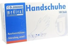 Dr. JUNGHANS Handschuhe Unters.Latex Mittel Unsteril Puderfr. 100 Stk.