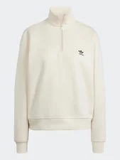 Adidas Essentials 1/2 Zip Sweatshirt Women (IR5940) wonder white