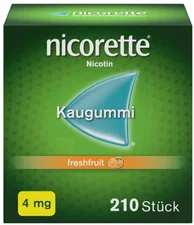 Johnson & Johnson nicorette 4 mg Freshfruit Kaugummi (210 Stk.)