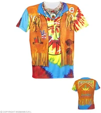 Widmannpro Franky Hippie 3D Shirt fotorealistisch bunt
