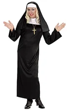 Widmannpro Kloster Nonne Helga Kostüm schwarz/weiß