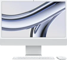Apple iMac 24" M3 [2023] (Z19D_25_DE_CTO) Silber