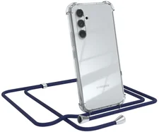 Eazy Case Handykette - kompatibel mit Samsung Galaxy A54, Handy Straps, Handy Schutzhülle mit Band, Handyhülle für zum Umhängen, kratzschutz in Navy Blau
