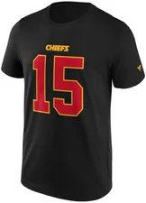 Fanatics NFL Kansas City Chiefs Mahomes 15 T-Shirt (1108M-BLK-MAH-1AE) schwarz
