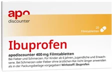 Fair Med Healthcare Ibuprofen apodiscounter 400mg Schmerztabletten (20 Stk.)