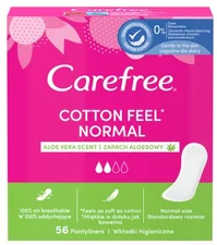 Carefree Cotton Feel Normal Aloe Slipeinlagen (56 Stk.)