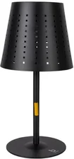 Bo-Camp Harter Tischlampe mit Solarpanel schwarz