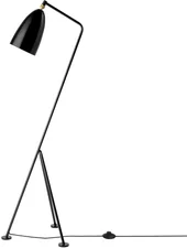 Gubi Gräshoppa Stehleuchte glänzend schwarz BxHxT 37,5x125x43,5cm HxØ23x15cm schwarz