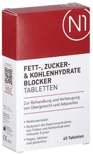 pharmedix N1 Fett-, Zucker- & Kohlenhydrate Blocker Tabletten (45 Stk.)