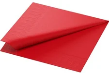 Duni 3000 Tissue-Servietten 33x33 cm Rot 1-lagig (171696)