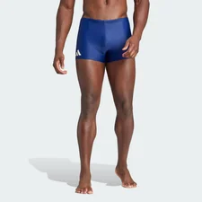 Adidas Solid Boxer-Swimming Trunks Dark Blue/White (IU1878)