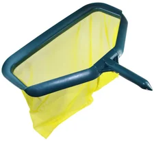 Höfer Pool Laubkescher mit Magnet - grün/gelb