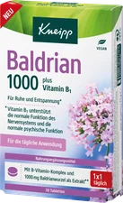 Kneipp Baldrian 1000mg plus Vitamin B1 Tabletten (30 Stk.)