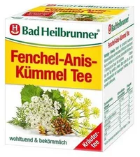 Bad Heilbrunner Fenchel-Anis-Kümmel Tee (8 Stück)