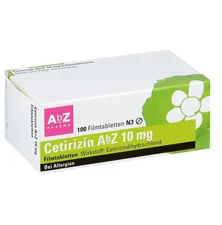 AbZ Cetirizin 10 mg Filmtabletten (100 Stk.) (PZN: 06716159)