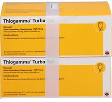 Wörwag THIOGAMMA Turbo Set Inj.-Fl. (2 x 5 x 50 ml) (PZN: 00921444)