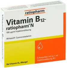 ratiopharm Vitamin B 12 Ratiopharm N Ampullen (5 x 1 ml)
