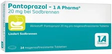1A Pharma Pantoprazol 20 mg b. Sodbrennen magensaftr.Tbl. (14 Stk.)
