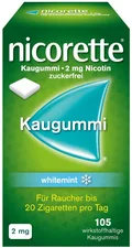 Johnson & Johnson Nicorette Kaugummi 2 mg whitemint (105 Stk.)