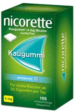 Johnson & Johnson Nicorette Kaugummi 4 mg whitemint (105 Stk.)
