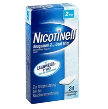Novartis Nicotinell Kaugummi Cool Mint 2 mg (24 Stk.)