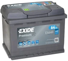 Exide Premium EA640 Carbon Boost Autobatterie
