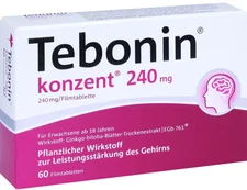 Schwabe Tebonin Konzent 240 mg Filmtabletten (60 Stk.) (PZN: 07752039)