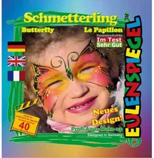 Eulenspiegel Schmink-Set Schmetterling