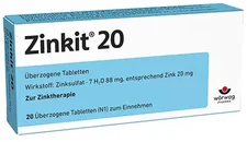 Wörwag Zinkit 20 überzogene Tabletten (20 Stk.)