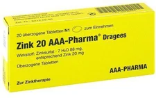 AAA-Pharma Zink 20 Pharma Dragees (20 Stk.)