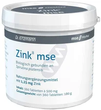 MSE Pharmazeutika Zink II 125 mg Tabletten (360 Stk.)