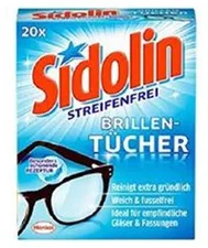 Sidolin Streifenfrei Brillentücher (20 Stk.)