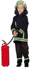 Rubies Feuerwehrmann schwarz-neongelb