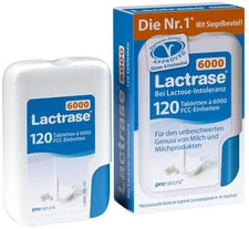 Pro Natura Lactrase 5000 FCC Tabletten im Klickspender (120 Stk.)