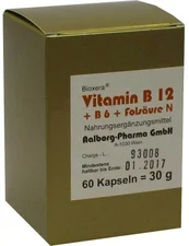 Aalborg-Pharma Vitamin B12 + B6 + Folsäure Komplex N Kapseln (60 Stk.)