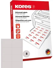 Kores Universal-Etiketten, 105 x 74 mm, weiß (L10574)
