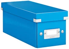Esselte-Leitz 60410036 Click & Store CD Ablagebox Blau Metallic