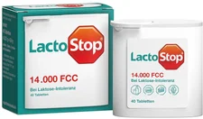 Naturwohl Pharma LactoStop 14.000 FCC Tabletten im Spender (40 Stk.)