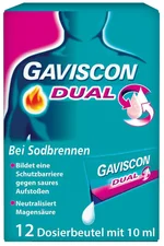 Reckitt Benckiser Gaviscon Dual 500 mg / 213 mg / 325 mg Beutel (12 x 10 ml)
