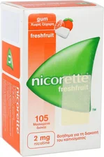 EMRA-MED Nicorette 2 mg Freshfruit Kaugummi (105 Stk.)