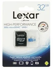 Lexar microSDHC High Speed 32GB Class 10 (LSDMI32GBBEU300A)