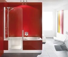 Artweger Twinline Dusch-Badewanne inkl. Duschtür